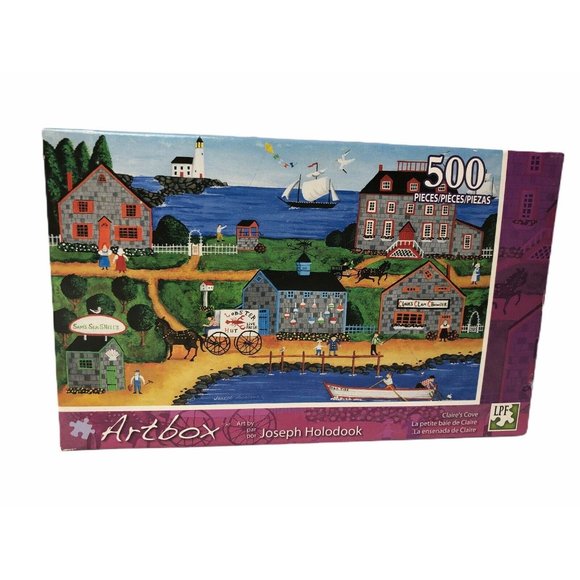 Airbox Jigsaw puzzle Claire's Cove 500 18.25" x 11" complete Joseph Holodook
